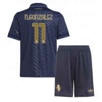 Juventus Nicolas Gonzalez #11 Replica Third Minikit 2024-25 Short Sleeve (+ pants)